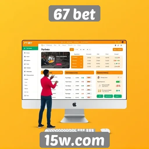 Interface do 67 bet é intuitiva e moderna