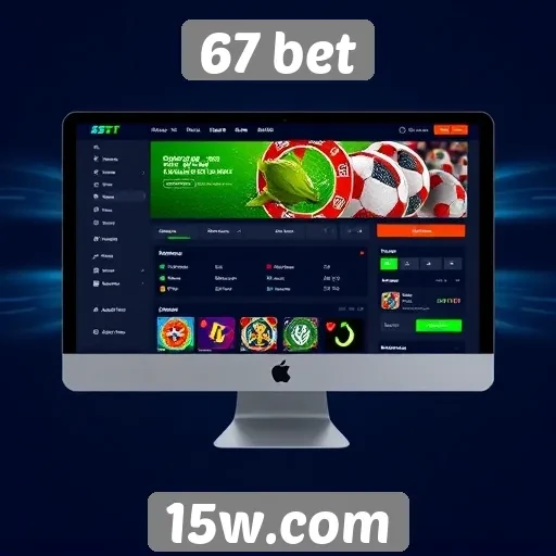 Análise da interface do usuário do site 67 bet